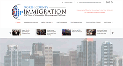 Desktop Screenshot of northcountyimmigration.com